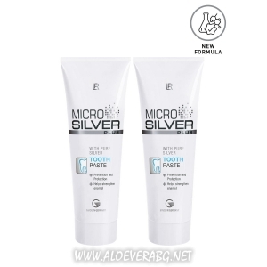 Без кариеси и зъбен камък с Паста за зъби MICROSILVER PLUS, Двоен комплект